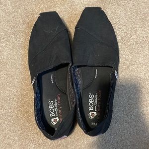 black slip on shoes